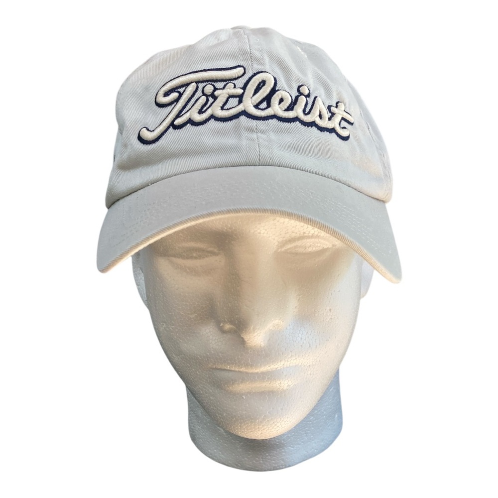 George Bush Cape Arundel Classic Titleist Cotton Cream Hat EUC